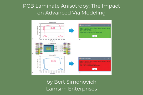Pcb laminate anisotropy the impact on advanced via modeling 1 25 24